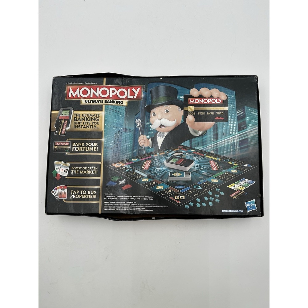 Monopoly Ultimate Banking Complete Unit Works Hasbro 2016 Electronic Finance - Picture 8 of 14